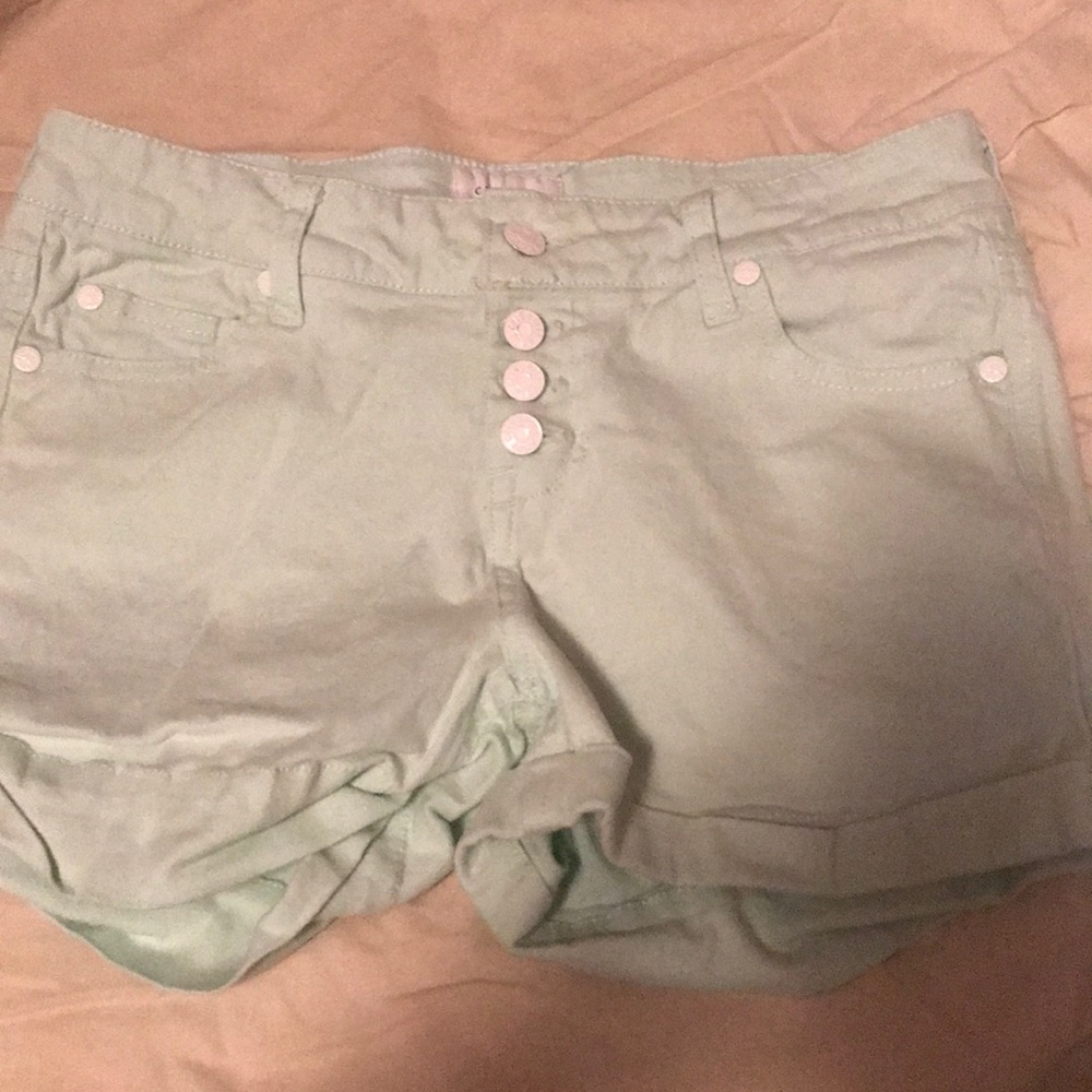 Mint shorts